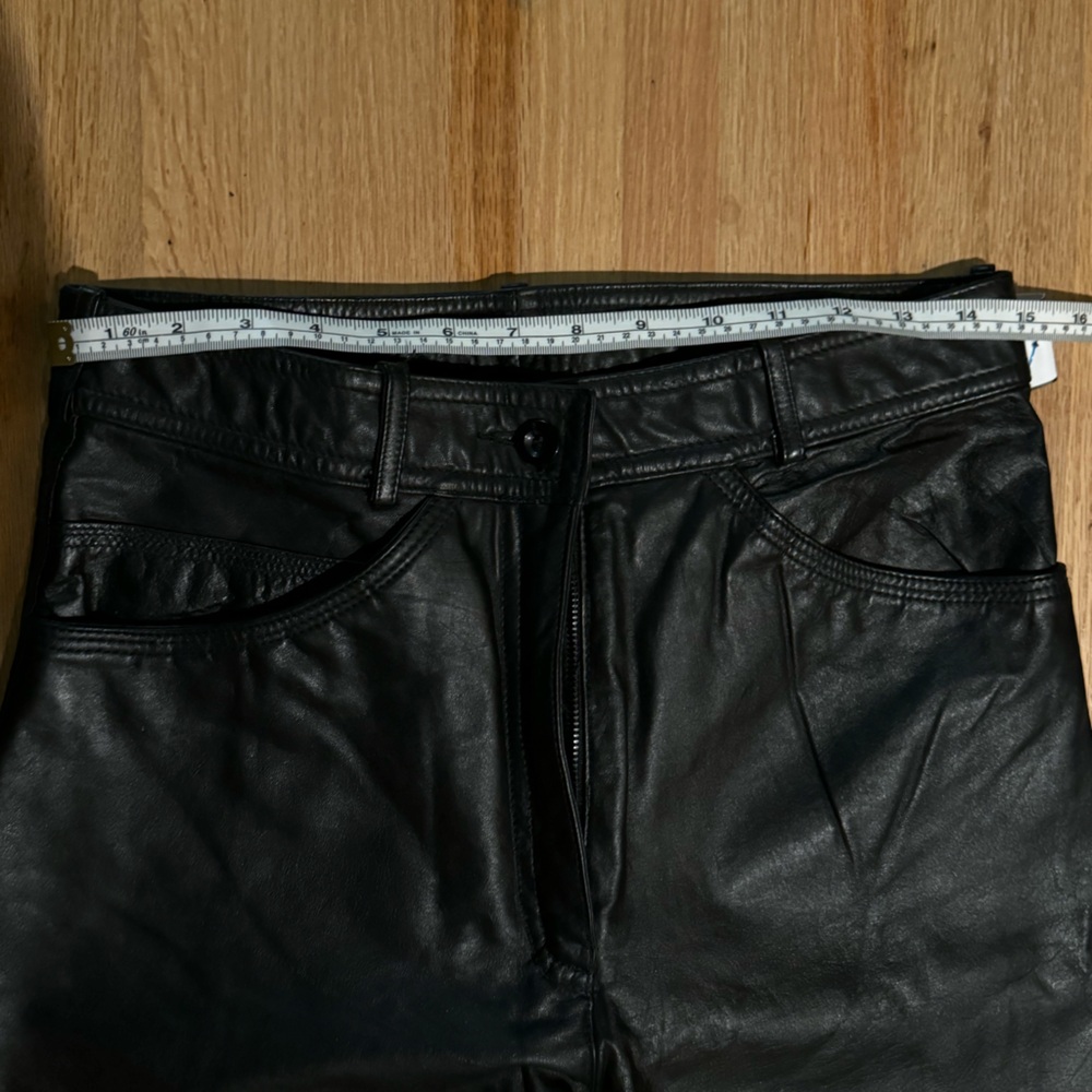 COPY - Marco Moran vintage leather pants 13/14 fit like a size 10 - Picture 3 of 8